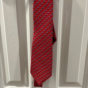Red Patterned Men's Tie